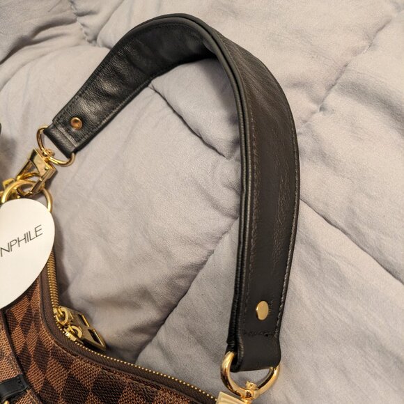 Authentic Louis Vuitton Damier Ebene Odeon MM Black - Picture 13 of 15